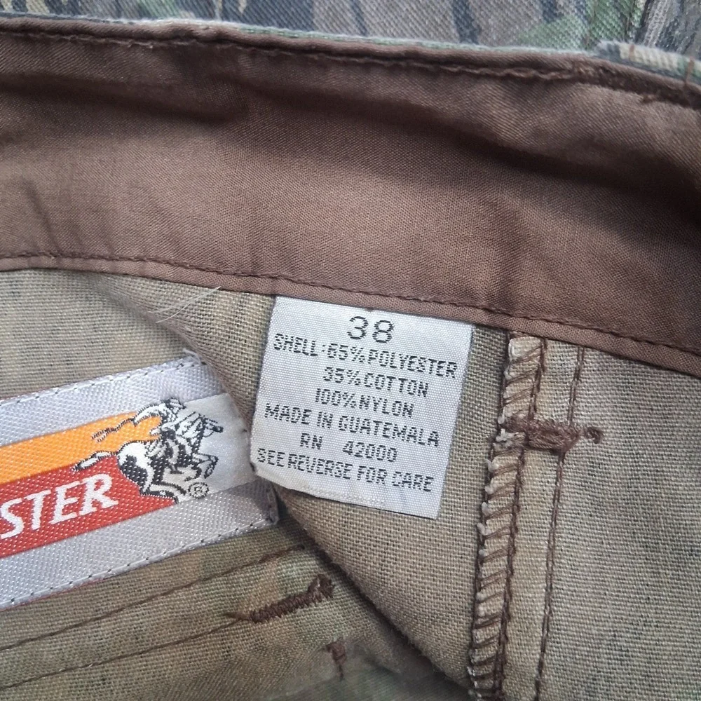 Vintage Winchester Trebark Conceal Camo Brush Guard Pants Size 38‎ Hunting